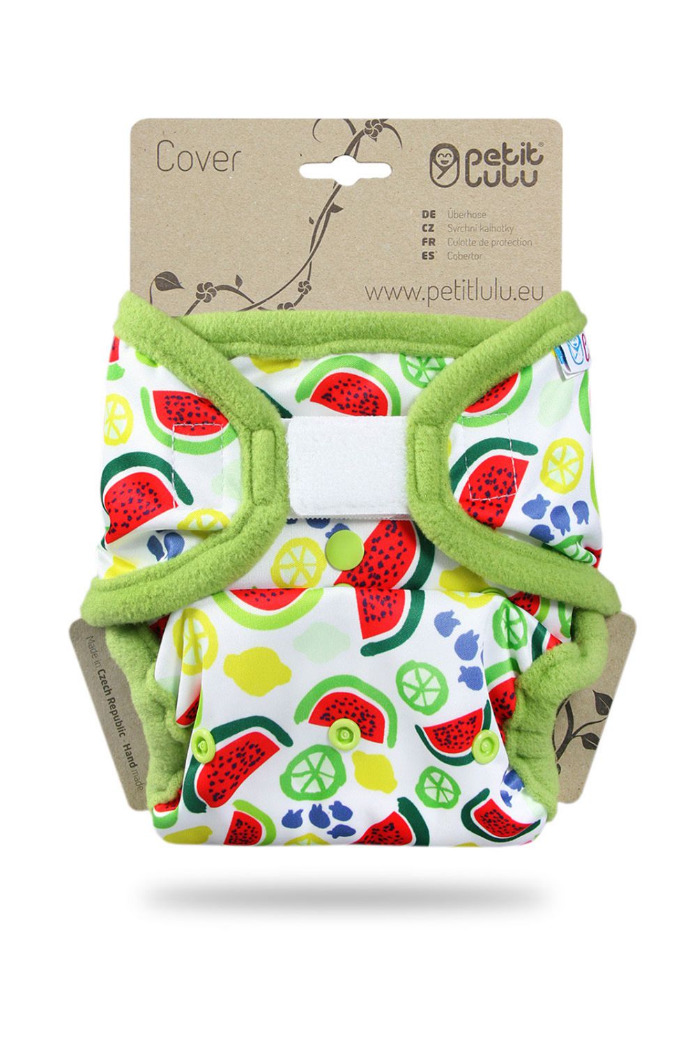 Petit Lulu One Size Überhose (Klett) - Melons von Petit Lulu