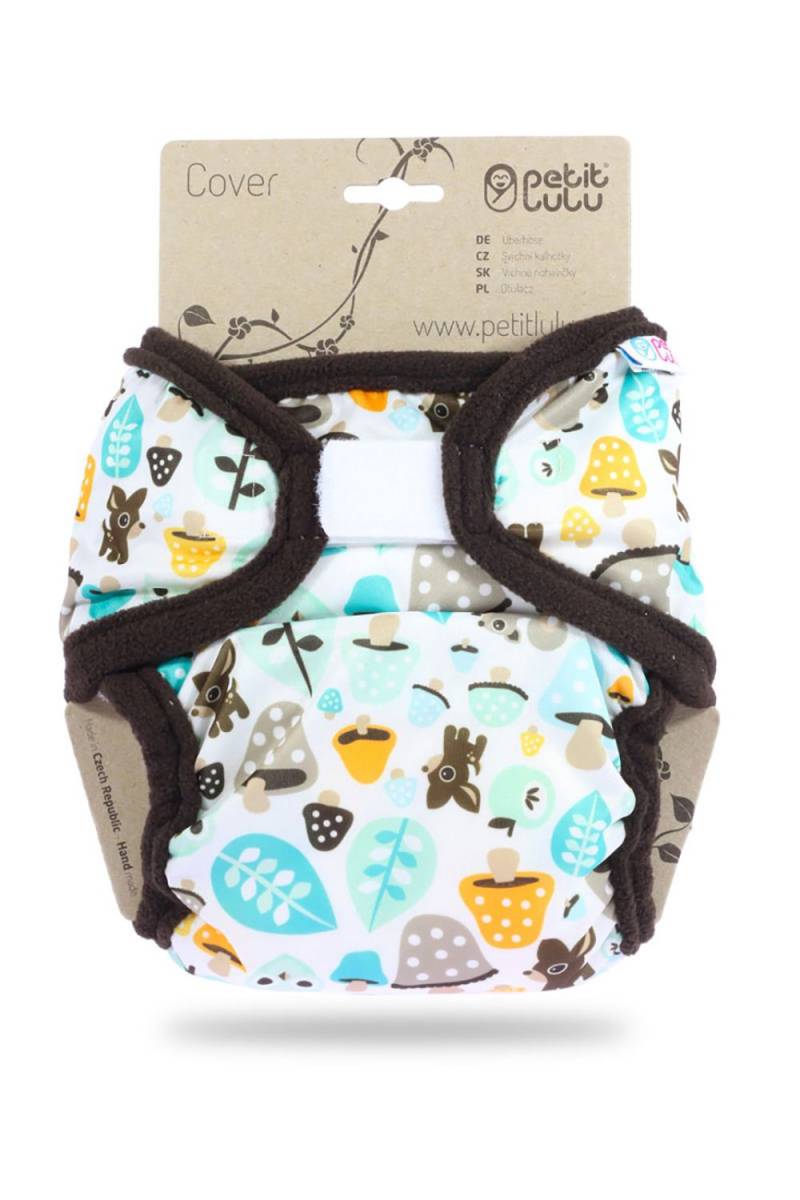Petit Lulu One Size Überhose (Klett) - Mushrooms von Petit Lulu