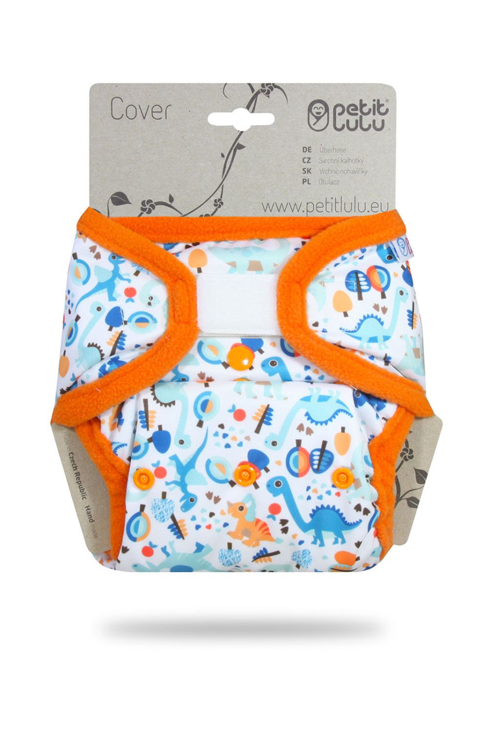 Petit Lulu One Size Überhose (Klett) - Prehistoric Times von Petit Lulu