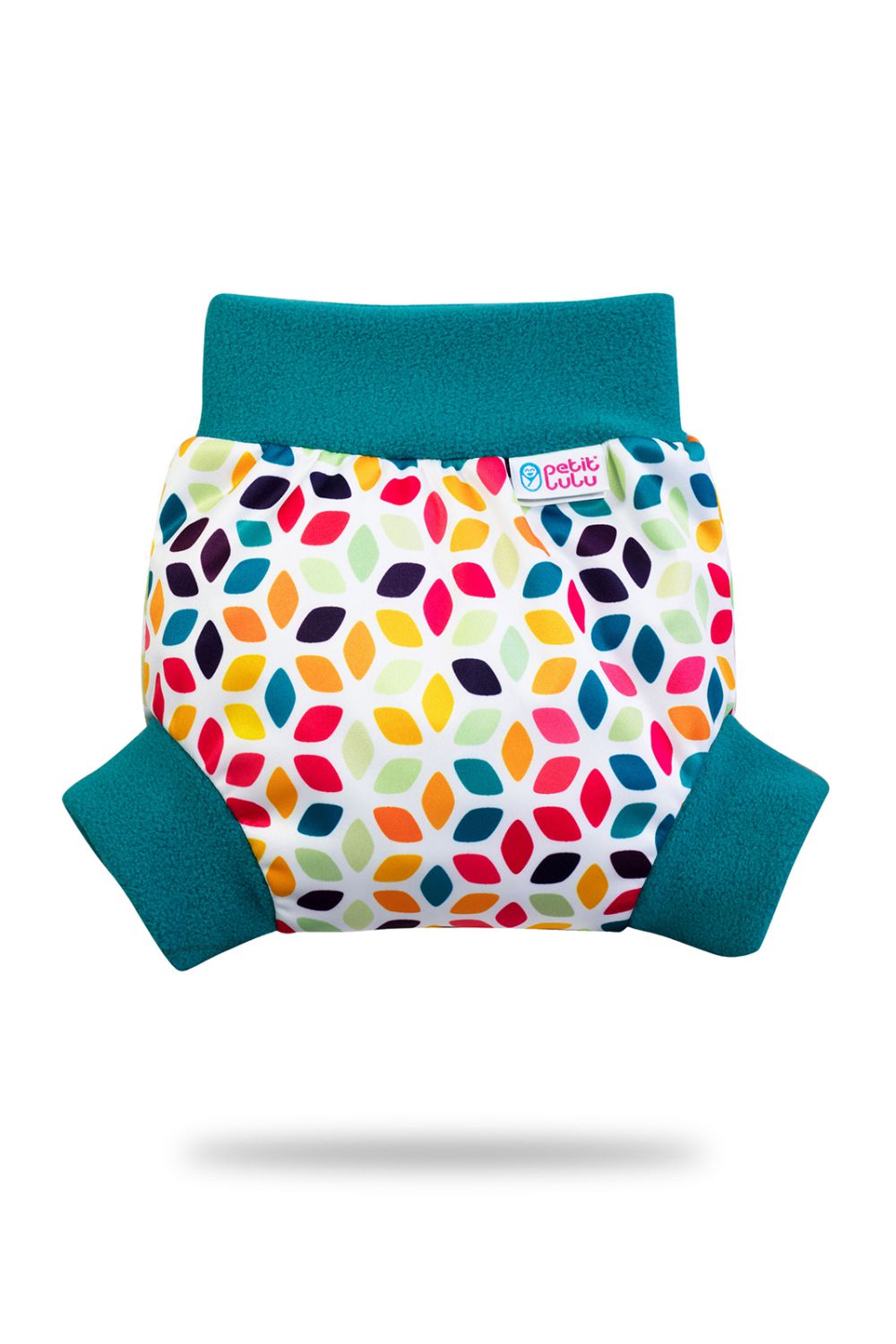 Petit Lulu Schlupfüberhose - M (6 - 10 kg) Floral Cubes von Petit Lulu