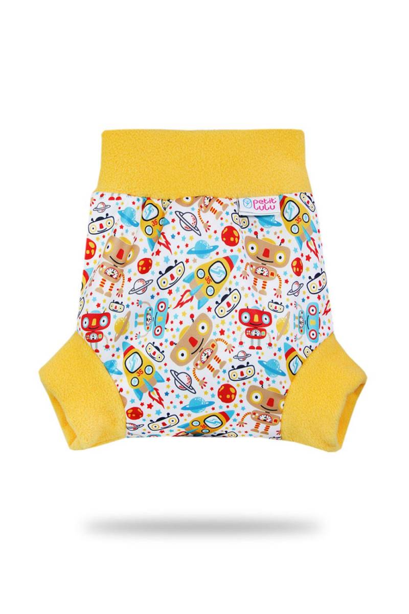 Petit Lulu Schlupfüberhose - M (6 - 10 kg) Robots von Petit Lulu