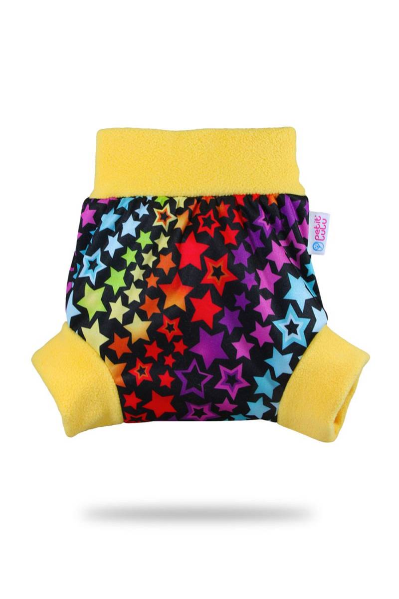 Petit Lulu Schlupfüberhose - Rainbow Stars S (4 - 7 kg) von Petit Lulu