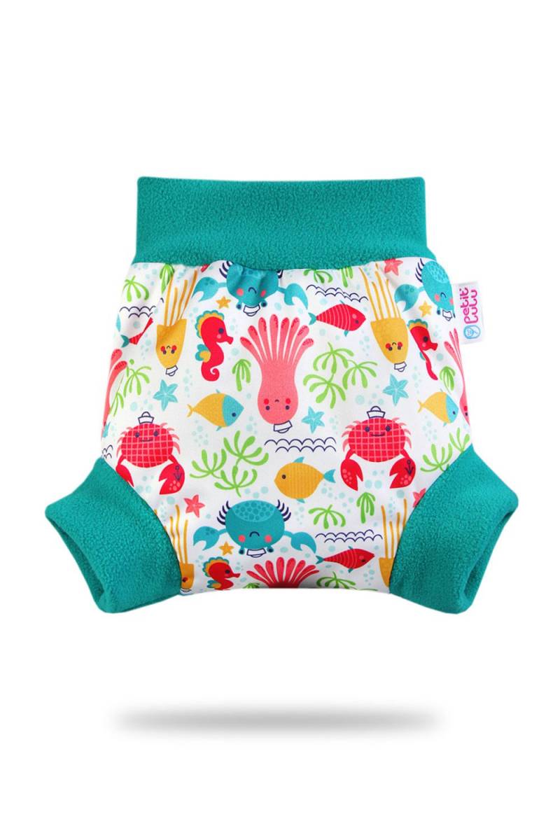 Petit Lulu Schlupfüberhose - S (4 - 7 kg) Lagoon von Petit Lulu