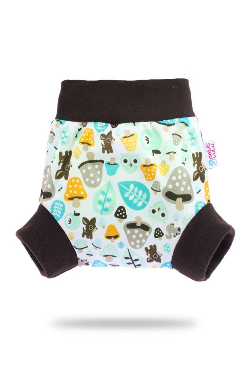 Petit Lulu Schlupfüberhose - S (4 - 7 kg) Mushrooms von Petit Lulu