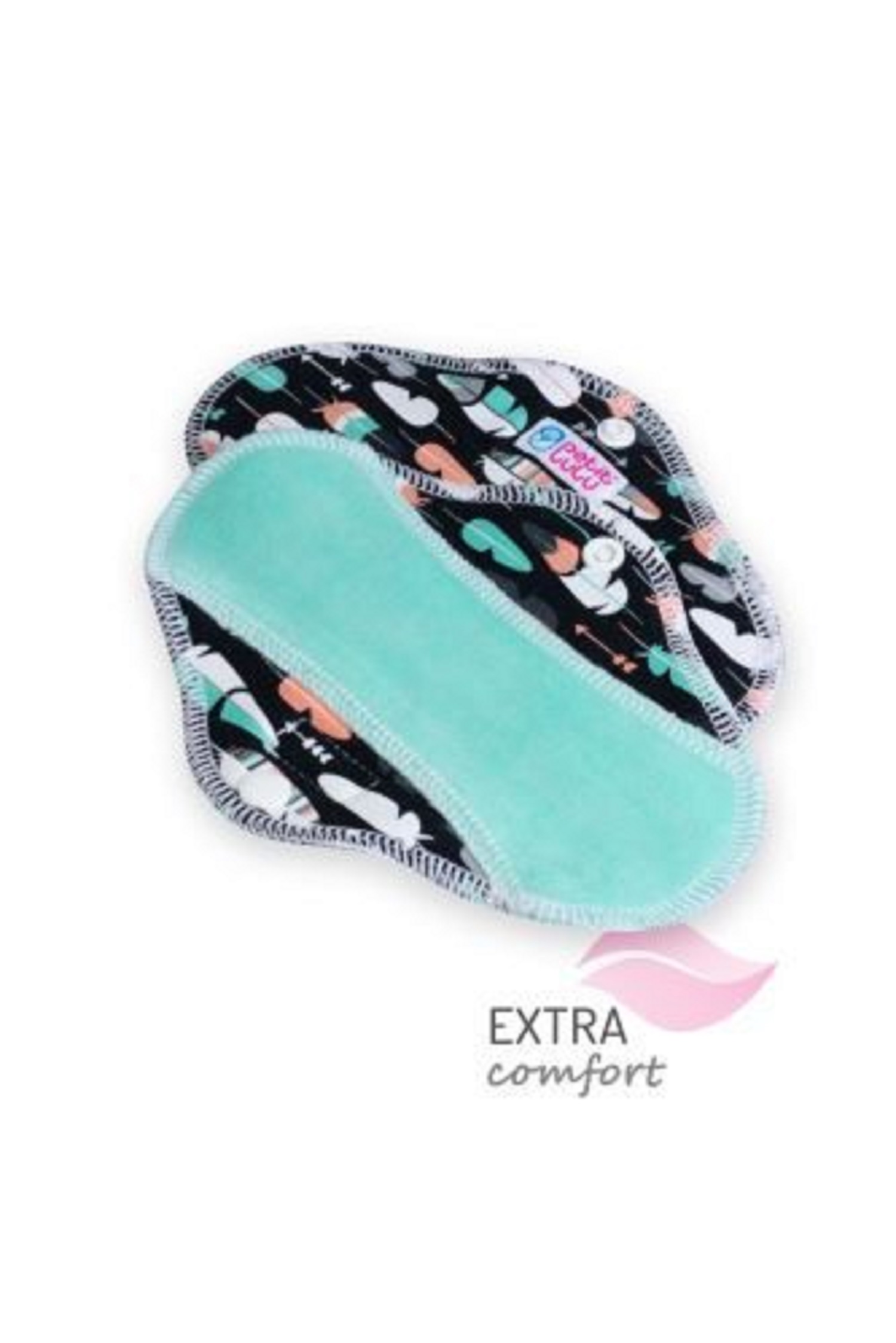 Petit Lulu Stoffbinden SLIM - 3 Stk. - Feathers & Arrows Nachtbinde (L) von Petit Lulu