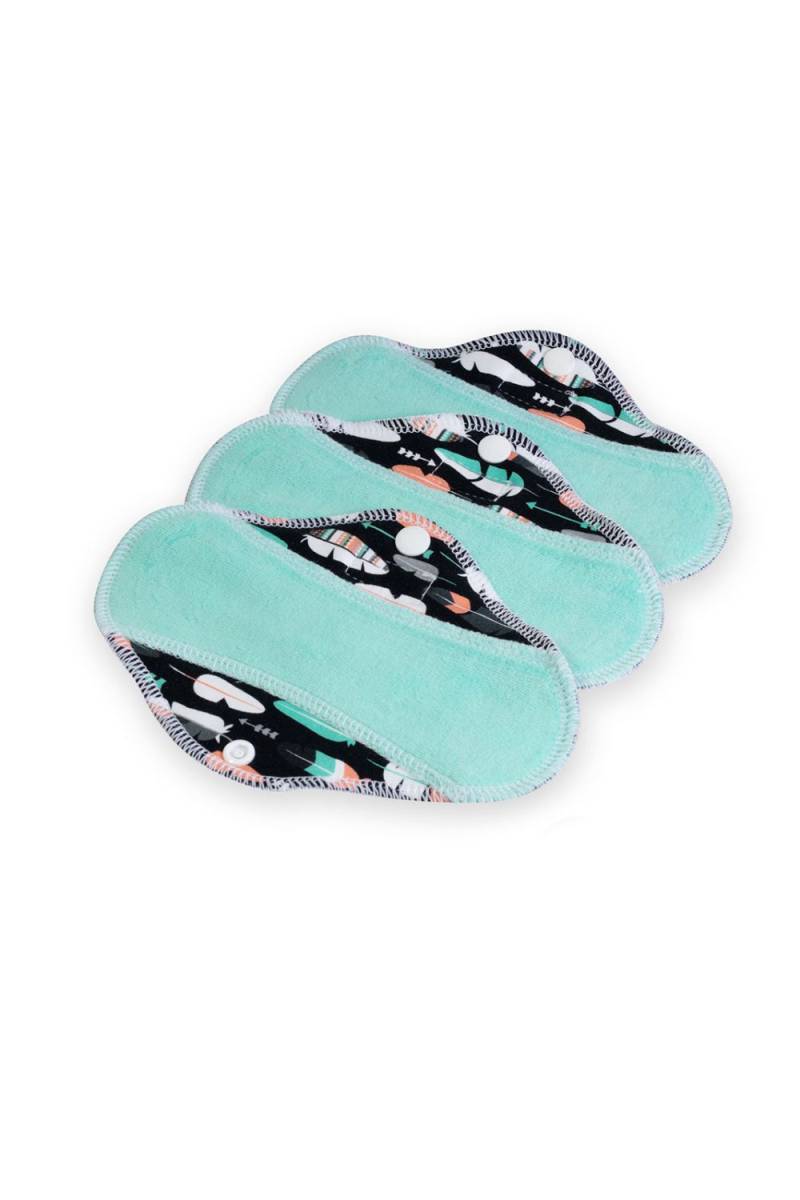Petit Lulu Stoffbinden SLIM - 3 Stk. - Slipeinlage (S) Feathers & Arrows von Petit Lulu