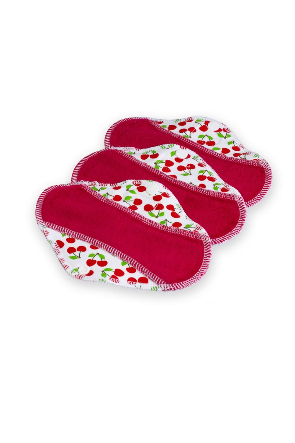 Petit Lulu Stoffbinden SLIM - 3 Stk. - Sweet Cherries Slipeinlage (S) von Petit Lulu