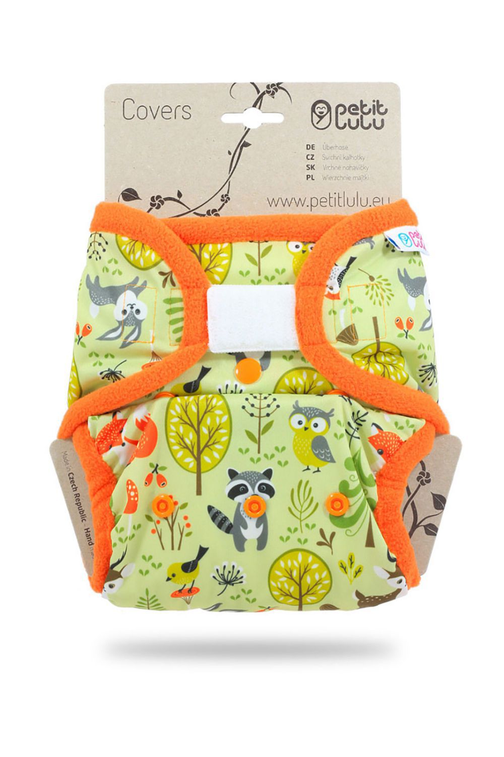 Petit Lulu Überhose XL (Klett) - Forest Animals von Petit Lulu