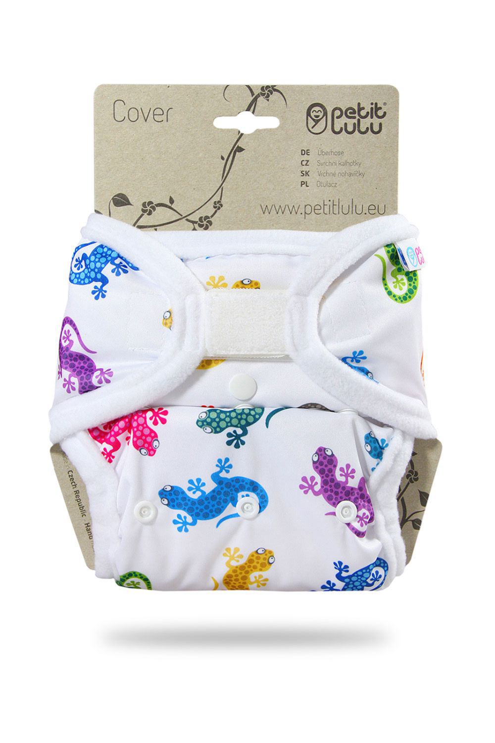 Petit Lulu Überhose XL (Klett) - Geckos von Petit Lulu