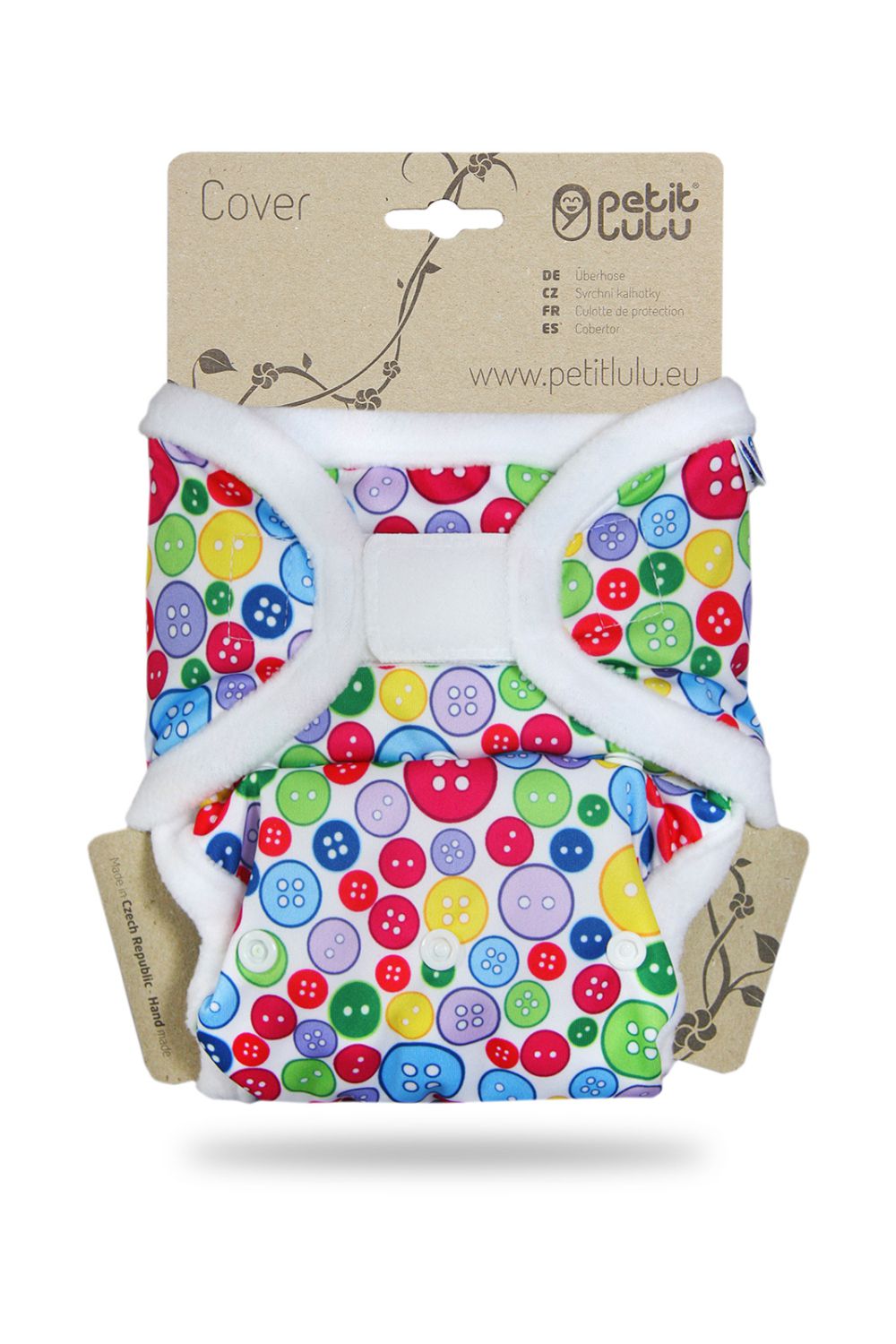 Petit Lulu Überhose XL (Klett) - Sewing Buttons von Petit Lulu