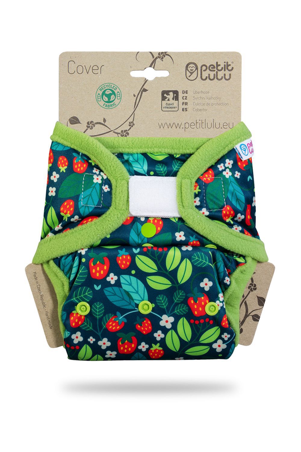 Petit Lulu Überhose XL (Klett) - Wild Strawberries von Petit Lulu