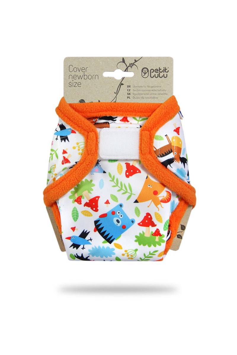 Petit Lulu Überhose für Neugeborene (Klett) - Crazy Animals von Petit Lulu