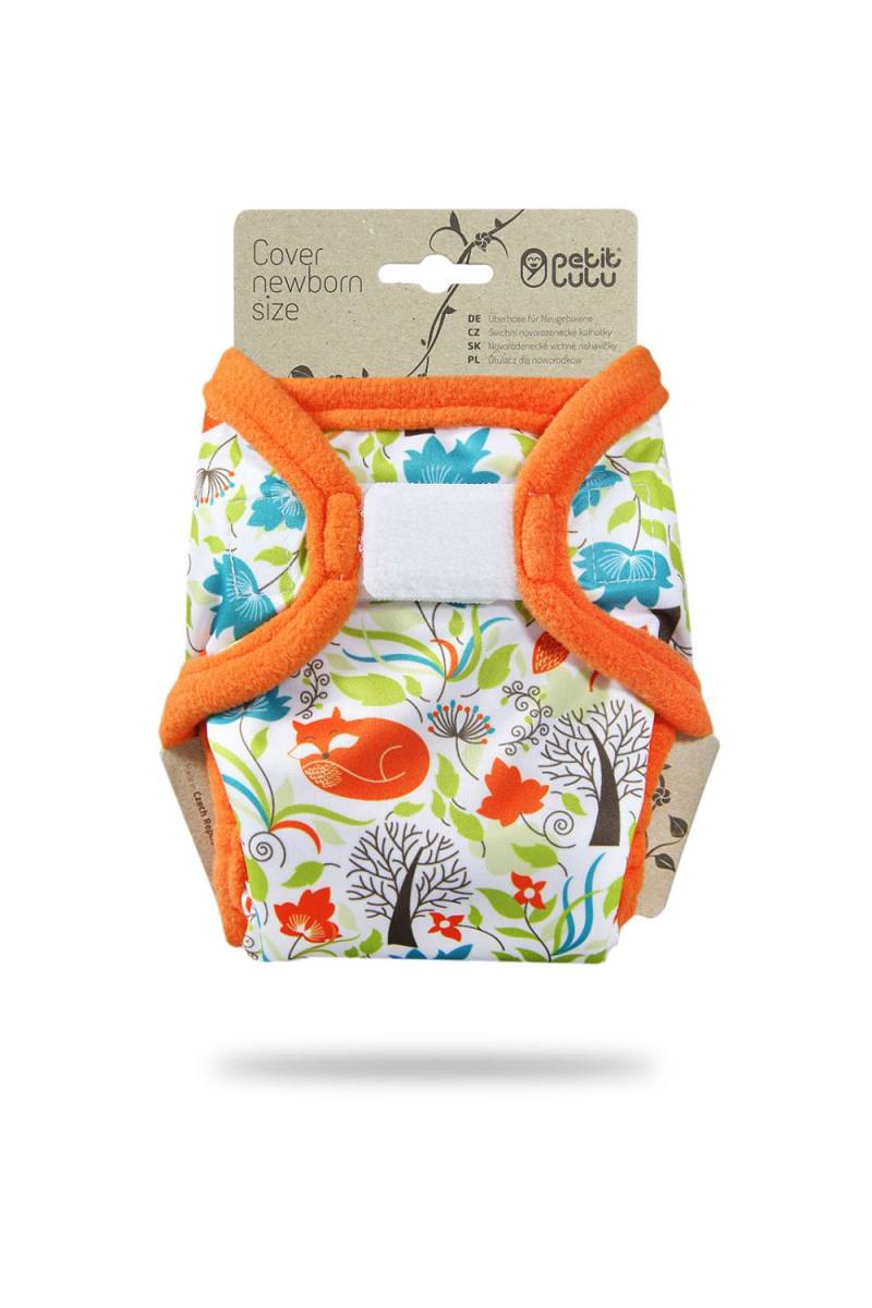 Petit Lulu Überhose für Neugeborene (Klett) - Foxes von Petit Lulu