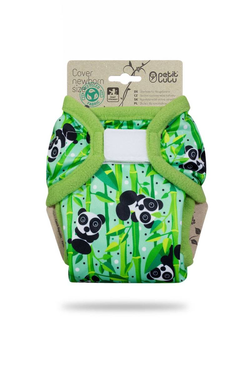 Petit Lulu Überhose für Neugeborene (Klett) - Panda Bears von Petit Lulu