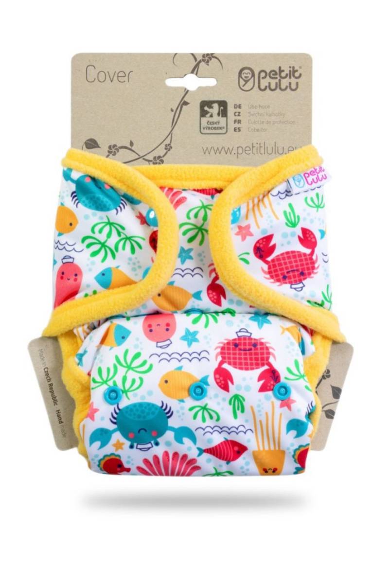 Petit Lulu Überhose mit Laschen One Size (Druck) - Lagoon von Petit Lulu