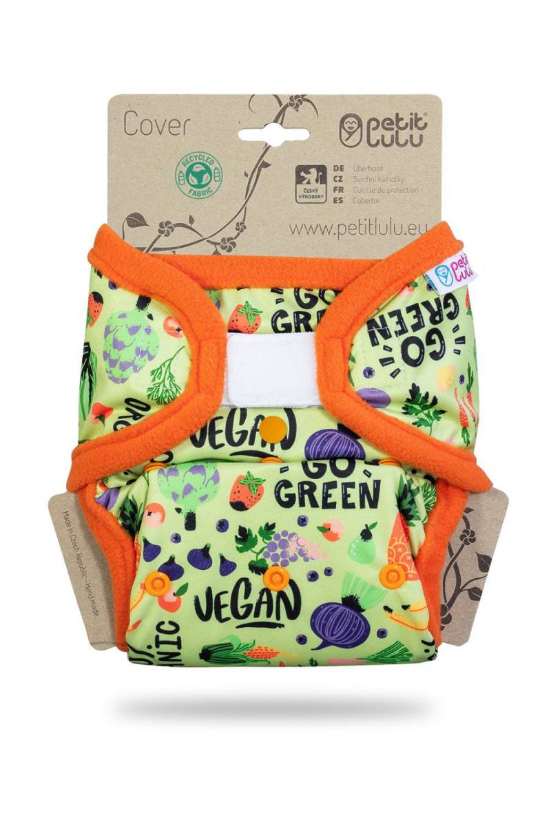 Petit Lulu Überhose mit Laschen One Size (Klett) - Go Green von Petit Lulu