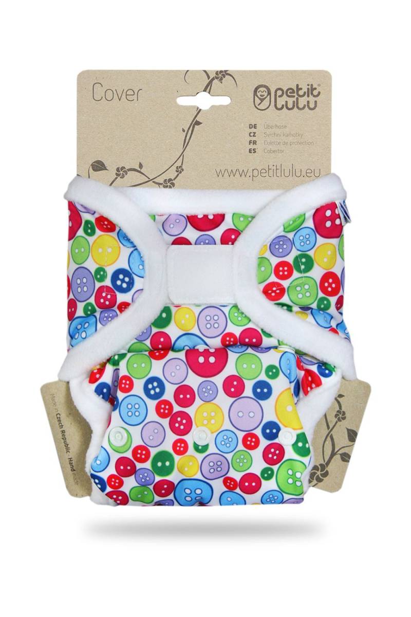 Petit Lulu Überhose mit Laschen One Size (Klett) - Sewing Buttons von Petit Lulu