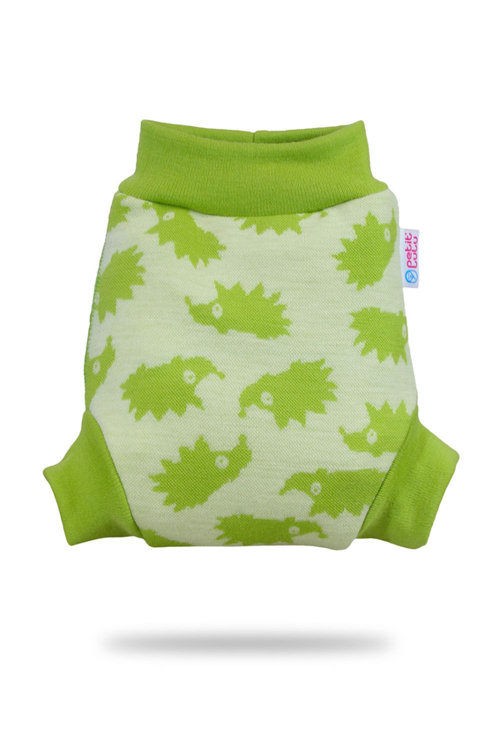 Petit Lulu Wollüberhose - Hedgies (grün) S (6 - 10 kg) von Petit Lulu