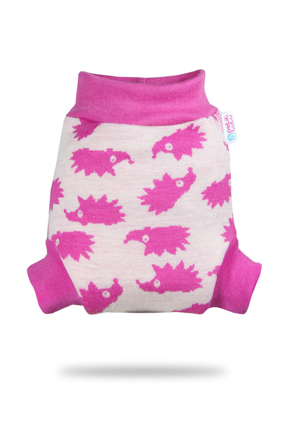 Petit Lulu Wollüberhose - Hedgies (pink) M (9 - 13 kg) von Petit Lulu