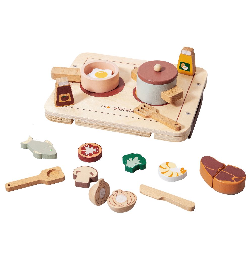 Petit Monkey Spielküche - 17 Teile - Holz - Petit Monkey - One Size - Spielküchen Petit Monkey Spielküche - 17 Teile - Holz - Petit Monkey - One Size - Spielküchen von Petit Monkey