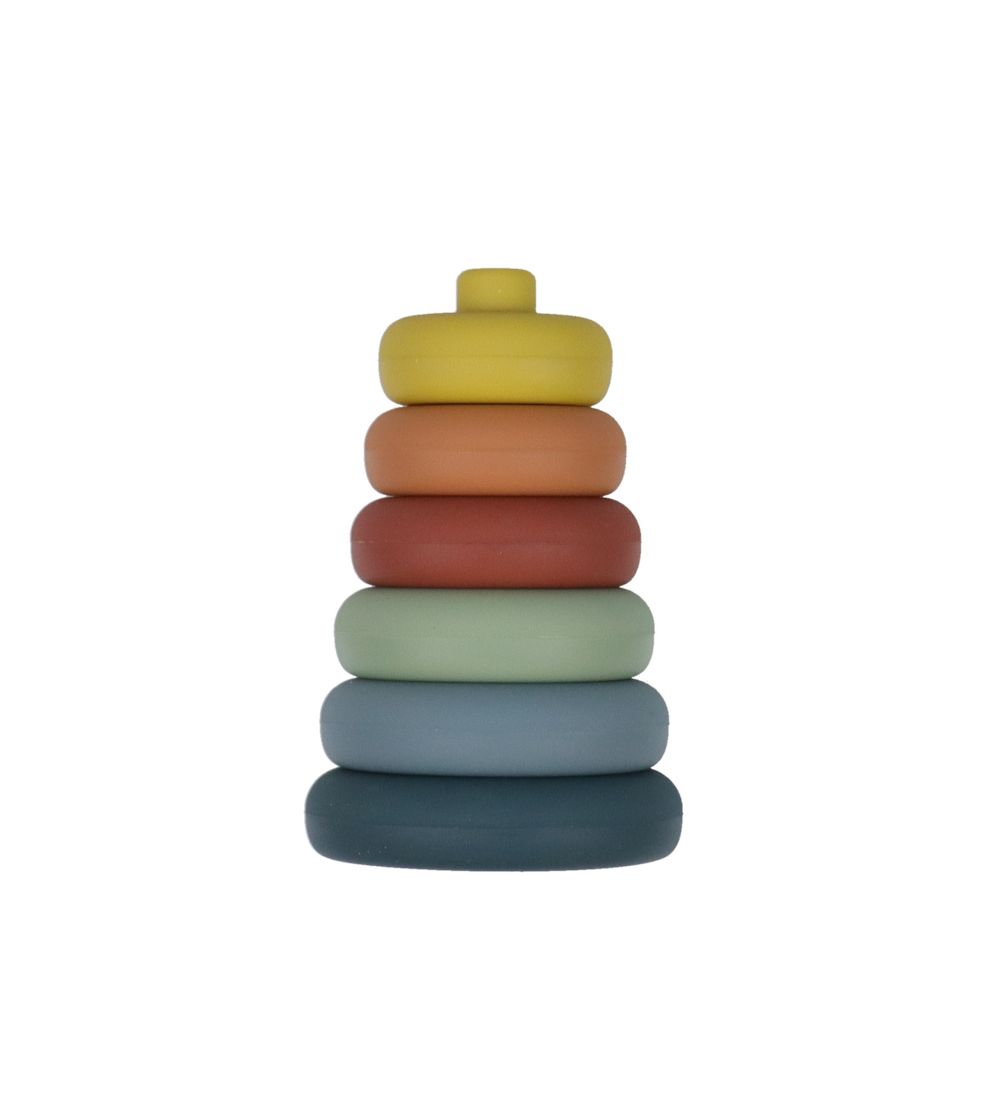 Petit Monkey Stapelturm - Silikon - Bunt - Petit Monkey - One Size - Bauklötze Petit Monkey Stapelturm - Silikon - Bunt - Petit Monkey - One Size - Bauklötze von Petit Monkey