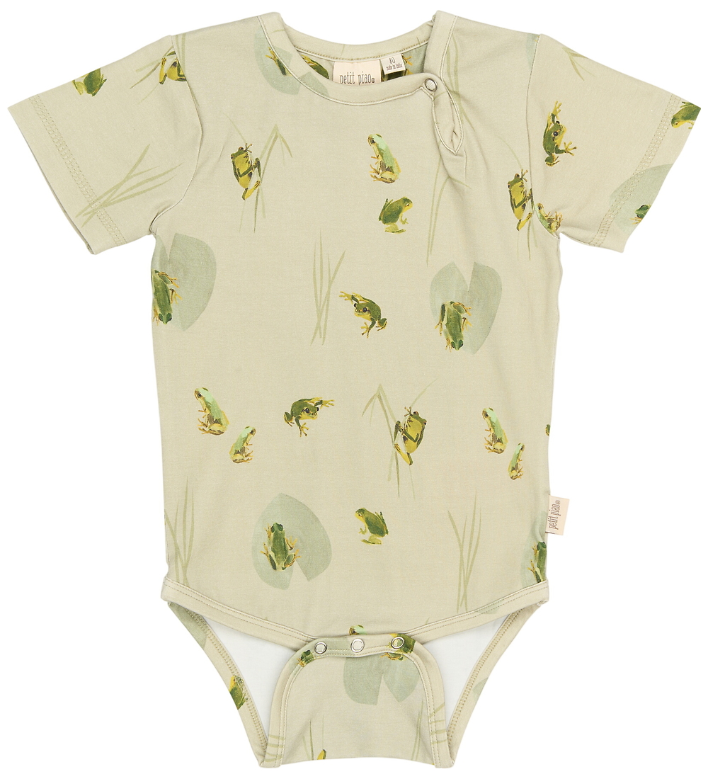 Petit Piao Body k/ä - PpStar - Tidal Foam Frog AOP - Petit Piao - 2 Jahre (92) - Body K/Ä von Petit Piao