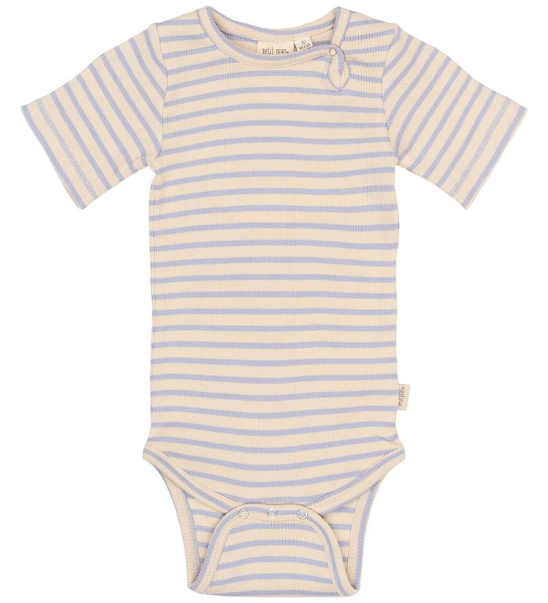 Petit Piao Body k/ä - Rib/Modal - PpSky - Cosmic Sky Striped - Petit Piao - 2 Jahre (92) - Body K/Ä von Petit Piao