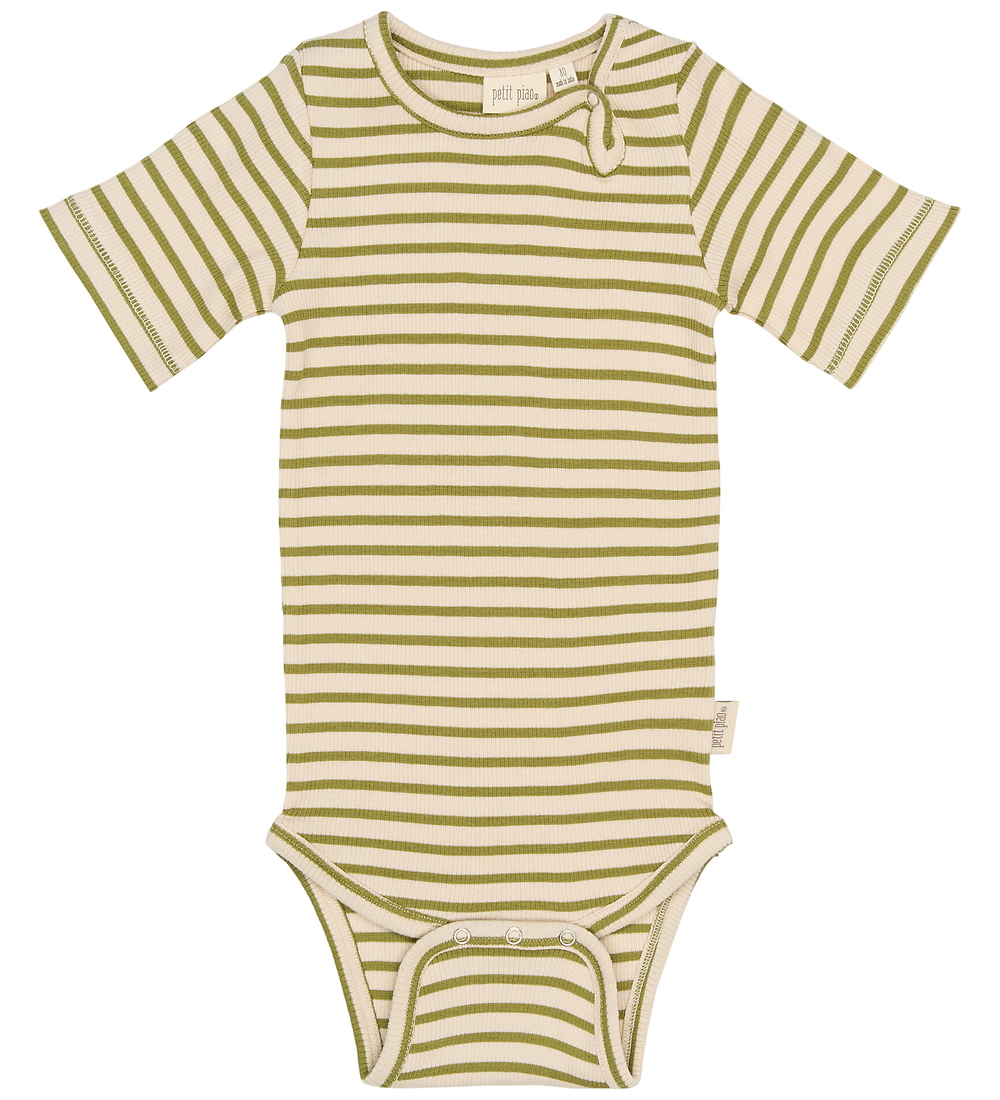 Petit Piao Body k/ä - Rib/Modal - PpSky - Moostone Striped - Petit Piao - 56 - Body K/Ä Petit Piao Body k/ä - Rib/Modal - PpSky - Moostone Striped - Petit Piao - 56 - Body K/Ä von Petit Piao