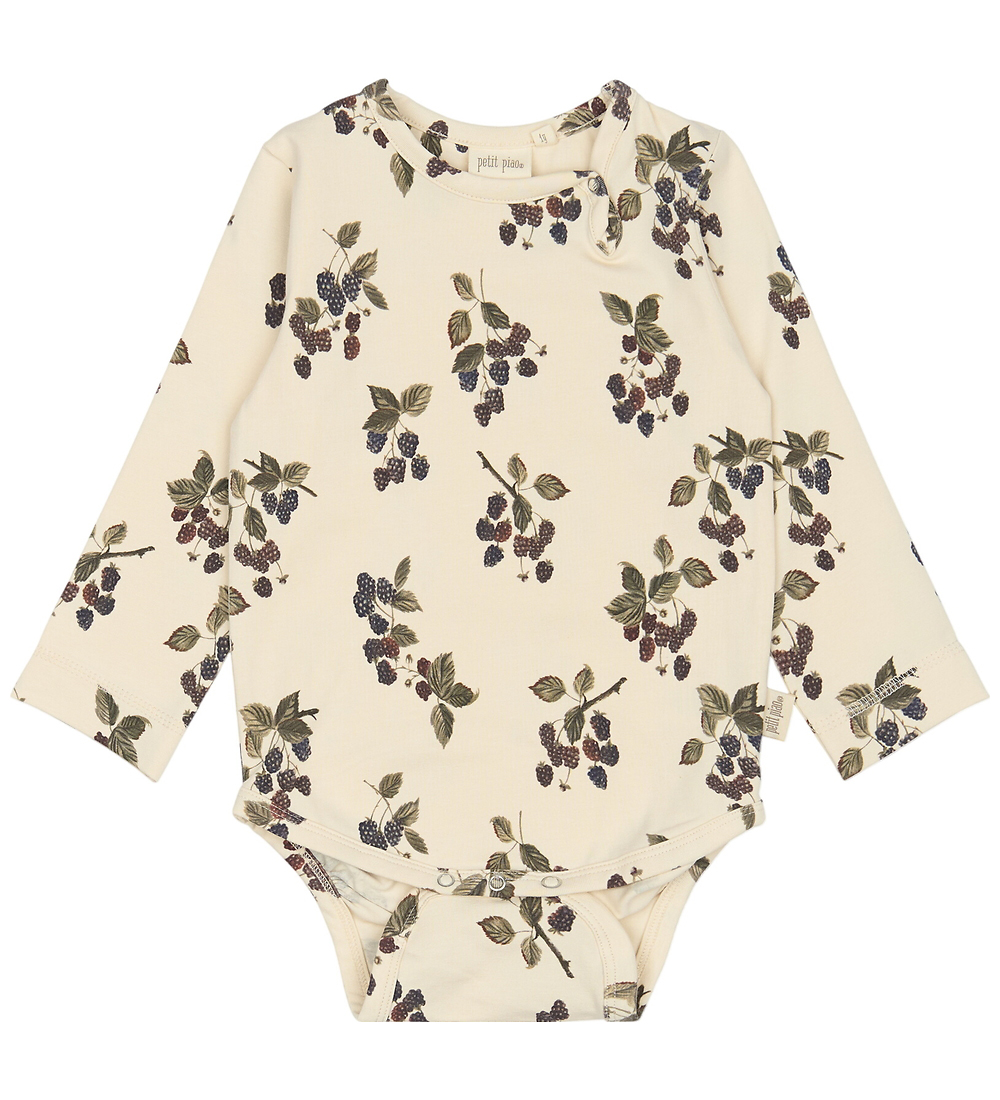 Petit Piao Body l/ä - Black Berry - Petit Piao - 1 Jahr (80) - Body L/Ä von Petit Piao