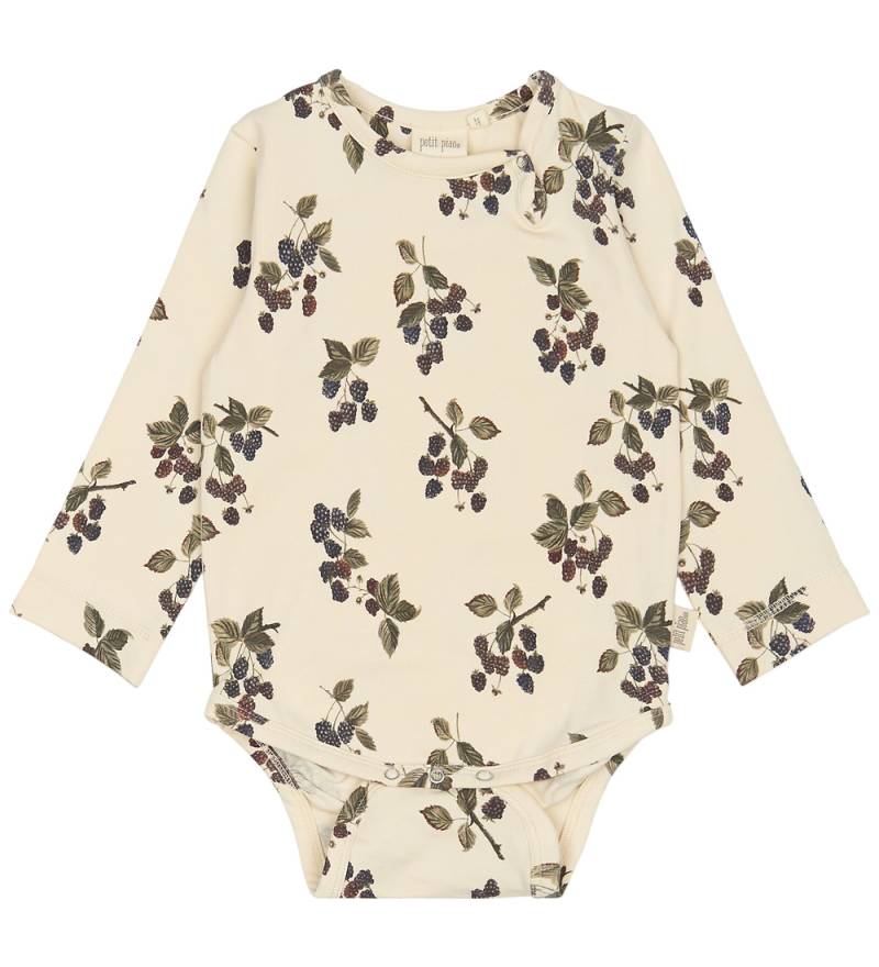 Petit Piao Body l/ä - Black Berry - Petit Piao - 1 Jahr (80) - Body L/Ä von Petit Piao