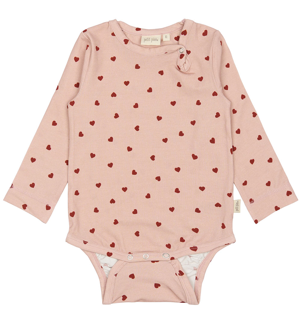 Petit Piao Body l/ä - Heart - Petit Piao - 68 - Body L/Ä Petit Piao Body l/ä - Heart - Petit Piao - 68 - Body L/Ä von Petit Piao