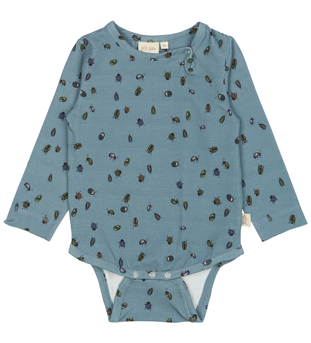 Petit Piao Body l/ä - Käfer - Petit Piao - 1 Jahr (80) - Body L/Ä von Petit Piao