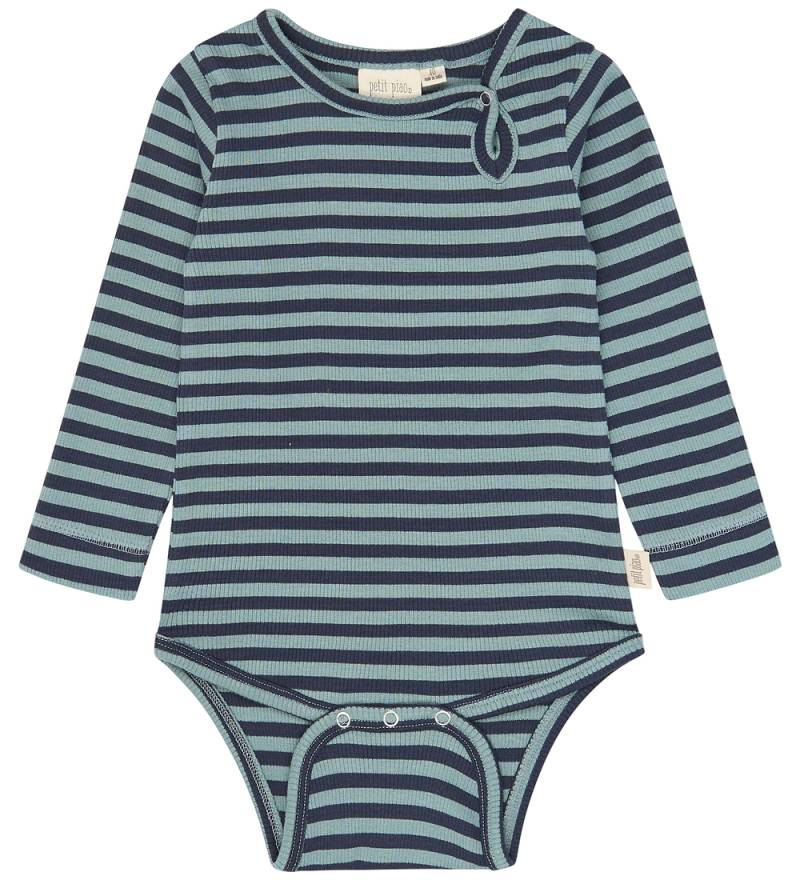 Petit Piao Body l/ä - PPAir - Lead Striped - Petit Piao - 68 - Body L/Ä Petit Piao Body l/ä - PPAir - Lead Striped - Petit Piao - 68 - Body L/Ä von Petit Piao