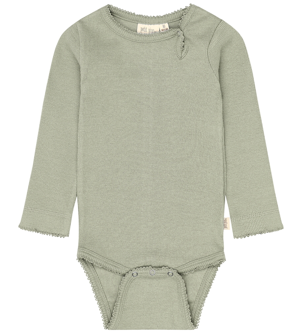 Petit Piao Body l/ä - PPSea - Shadow - Petit Piao - 1½ Jahre (86) - Body L/Ä von Petit Piao
