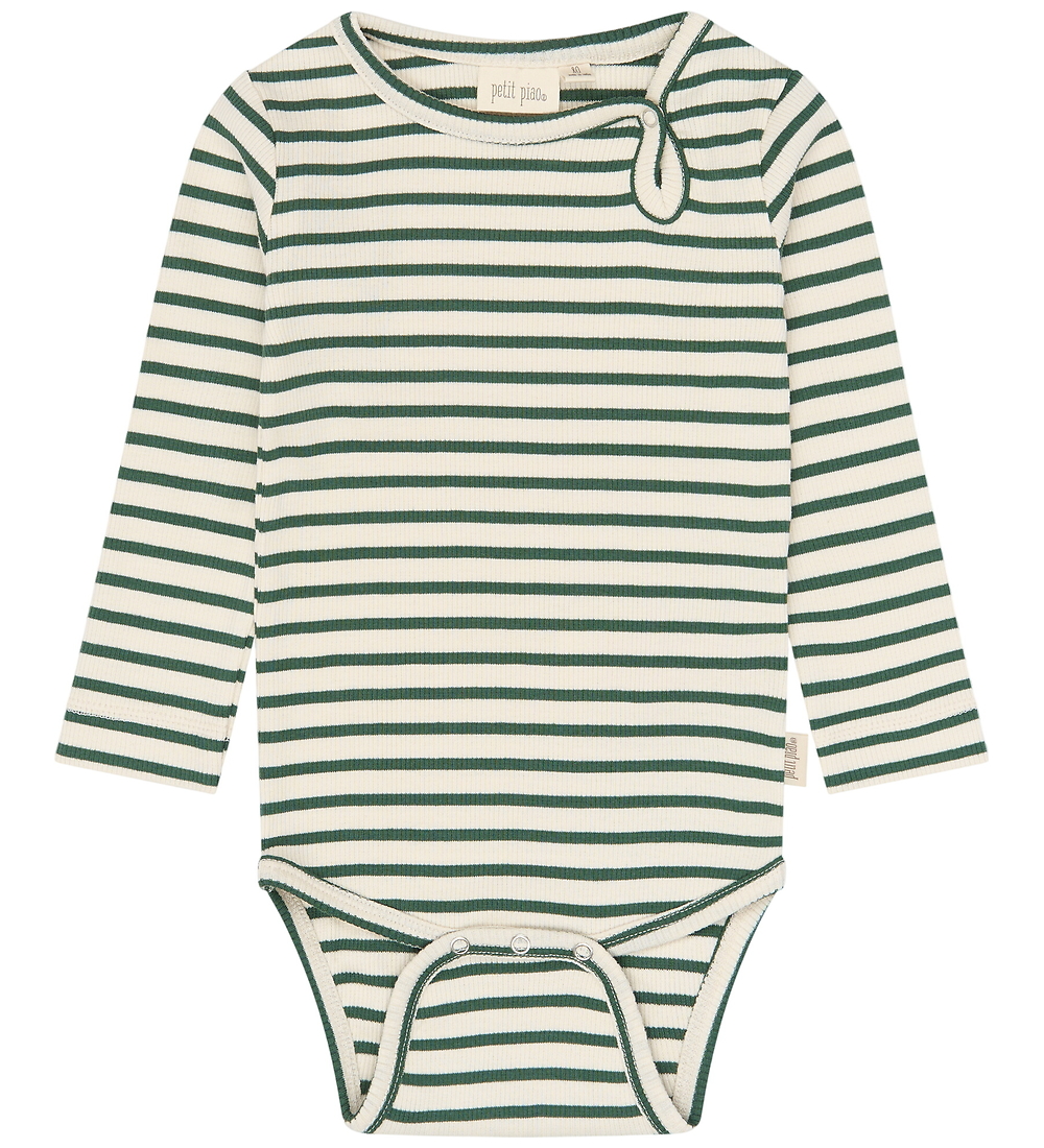 Petit Piao Body l/ä - PPSky - Trekking Green Striped - Petit Piao - 68 - Body L/Ä Petit Piao Body l/ä - PPSky - Trekking Green Striped - Petit Piao - 68 - Body L/Ä von Petit Piao