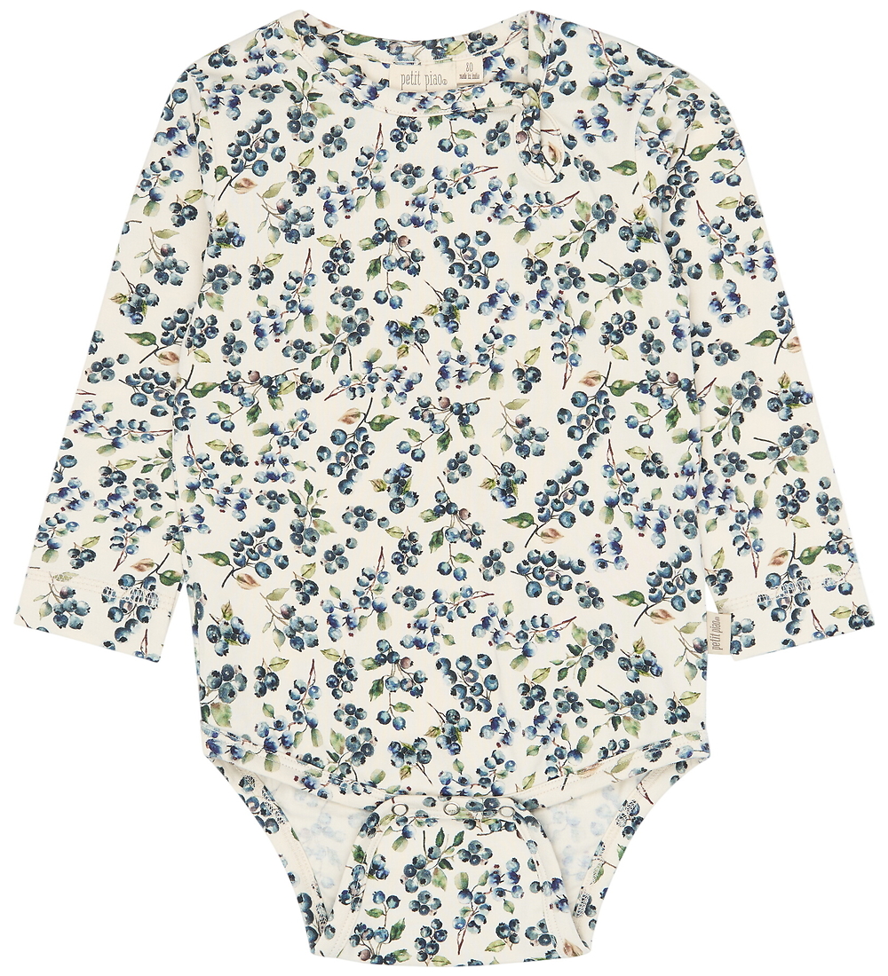 Petit Piao Body l/ä - PPStar - Eierlikör Blueberry AOP - Petit Piao - 74 - Body L/Ä Petit Piao Body l/ä - PPStar - Eierlikör Blueberry AOP - Petit Piao - 74 - Body L/Ä von Petit Piao