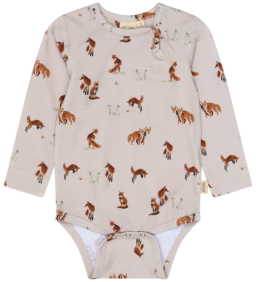Petit Piao Body l/ä - PPStar - Gray Morn Fox AOP - Petit Piao - 56 - Body L/Ä Petit Piao Body l/ä - PPStar - Gray Morn Fox AOP - Petit Piao - 56 - Body L/Ä von Petit Piao