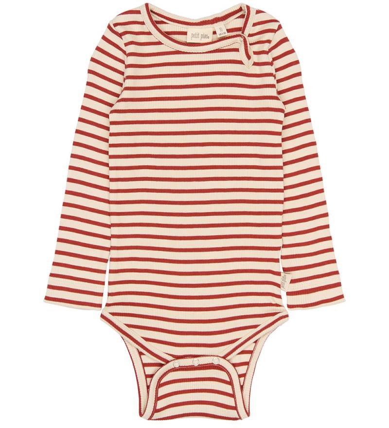 Petit Piao Body l/ä - Rib/Modal - PPSky - Zinnober Striped - Petit Piao - 68 - Body L/Ä Petit Piao Body l/ä - Rib/Modal - PPSky - Zinnober Striped - Petit Piao - 68 - Body L/Ä von Petit Piao