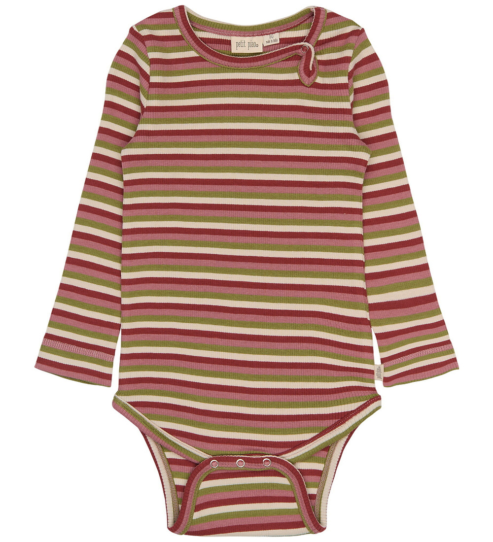 Petit Piao Body l/ä - Rib - Modal - PpSong - Dusty Rose Multistr - Petit Piao - 62 - Body L/Ä Petit Piao Body l/ä - Rib - Modal - PpSong - Dusty Rose Multistr - Petit Piao - 62 - Body L/Ä von Petit Piao