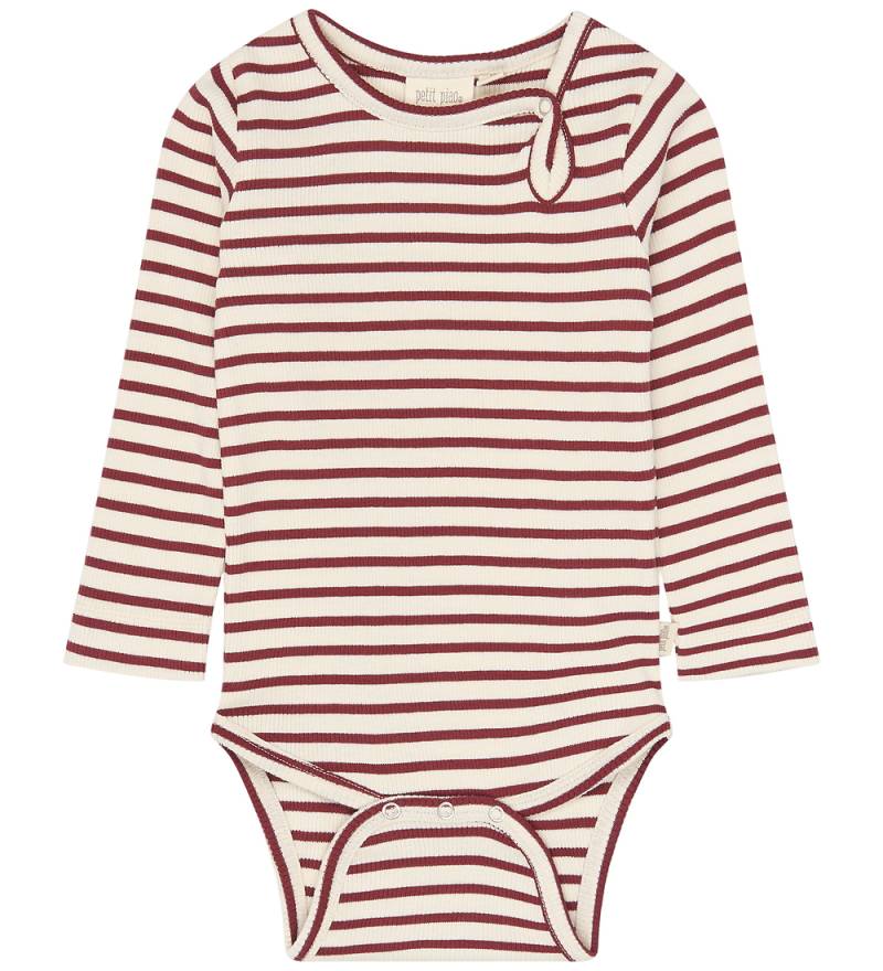 Petit Piao Body l/ä - Rib - PpSky - Syrah Striped - Petit Piao - 74 - Body L/Ä Petit Piao Body l/ä - Rib - PpSky - Syrah Striped - Petit Piao - 74 - Body L/Ä von Petit Piao