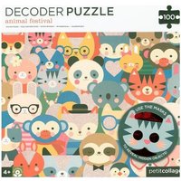 Animal Festival Decoder Puzzle Animal Festival Decoder Puzzle von Petitcollage