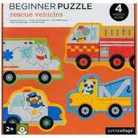Rescue Vehicles Beginner Puzzle Rescue Vehicles Beginner Puzzle von Petitcollage