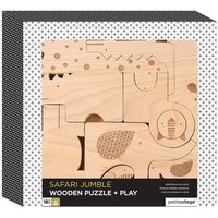 Safari Jungle Wooden Puzzle + Play Safari Jungle Wooden Puzzle + Play von Petitcollage