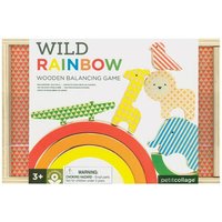 Wild Rainbow Wooden Balancing Game Wild Rainbow Wooden Balancing Game von Petitcollage