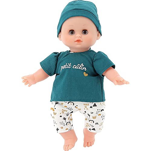 Petitcollin - Weiche Puppe für kleine Umarmung, 28 cm, weich, Theo, ab 18 Monaten – 622876 von Petitcollin