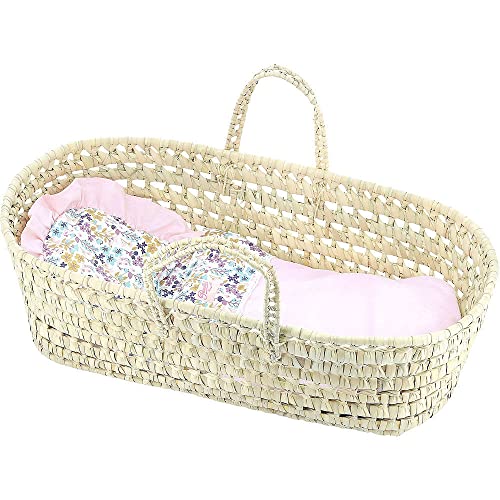 Petitcollin VILAC Babykörbchen mit Füllung Liberty Rosa, 50 cm, ab 18 Monaten, 800118, Mehrfarbig Petitcollin VILAC Babykörbchen mit Füllung Liberty Rosa, 50 cm, ab 18 Monaten, 800118, Mehrfarbig von Petitcollin