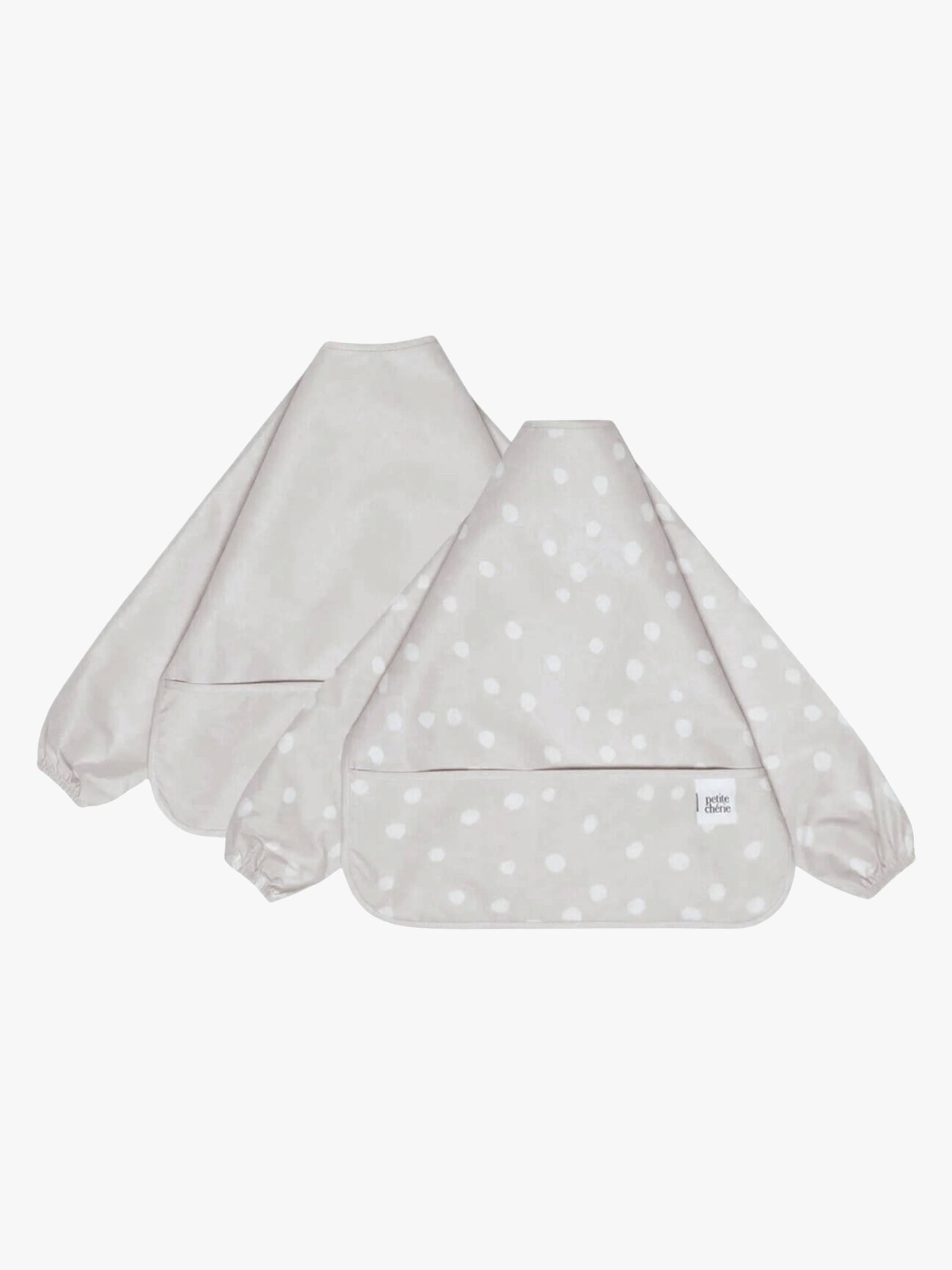 Petite Chérie Langärmliges Lätzchen 2er-Pack, Warm Grey Petite Chérie Langärmliges Lätzchen 2er-Pack, Warm Grey von Petite Chérie