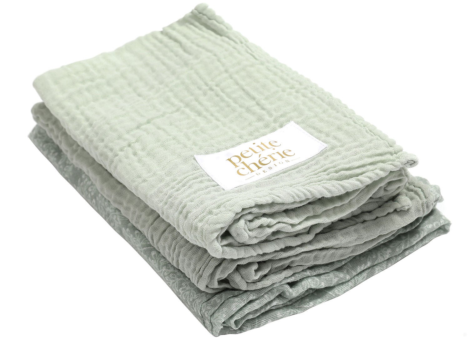Petite Chérie Musselintuch 3er-Pack, Light Green Petite Chérie Musselintuch 3er-Pack, Light Green von Petite Chérie
