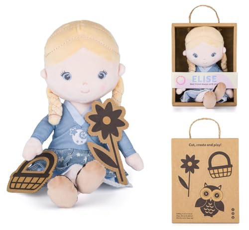 Petite&Mars Sophie Max Elise Hannah * Stoffpuppe * Kuschelpuppe * Weichpuppe * Textilpuppe * Plüschpuppe * Püppchen * Puppi * kleine Puppe * Puppenkind * Spielfigur (Elise) von Petite&Mars