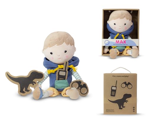 Petite&Mars Sophie Max Elise Hannah * Stoffpuppe * Kuschelpuppe * Weichpuppe * Textilpuppe * Plüschpuppe * Püppchen * Puppi * kleine Puppe * Puppenkind * Spielfigur (Max) von Petite&Mars